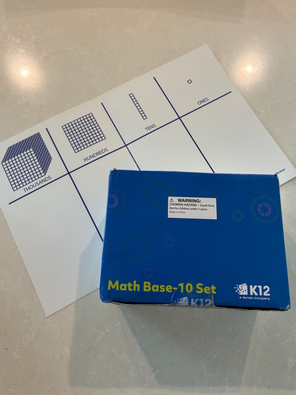Math Base-10 Learning Set - Blue - Picture 1 of 3
